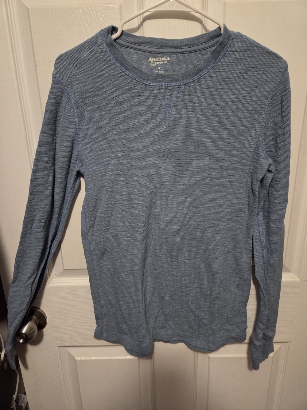 Arizona Jean Company Light Blue Men's Long-Sleeve Thermal Shirt